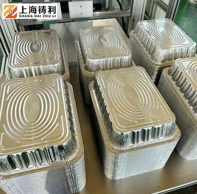 Servo Driven Aluminium Food Container Machine 24KW 380V 50HZ High Speed Punching Press