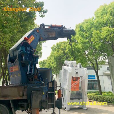 ZL-T80 Fully Automatic Aluminium Food Container Machine 1000 mm Feeding H Frame Hydraulic Press