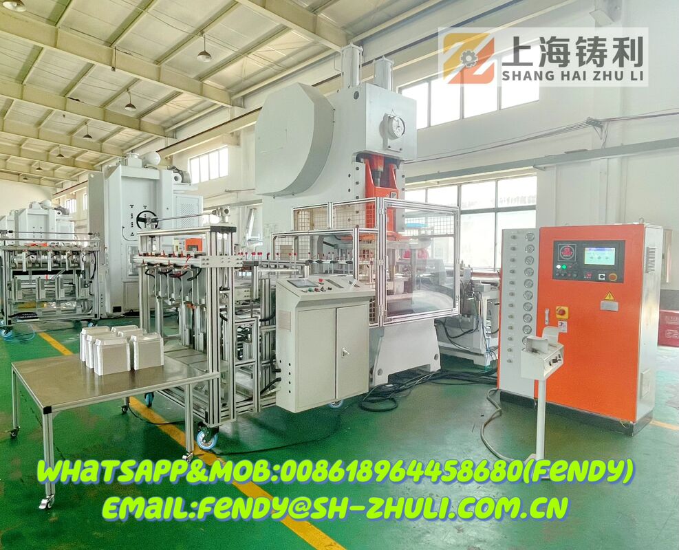 ZL-T63 Automatic Aluminum Foil Container Making Machine 11KW Press Power PLC Control