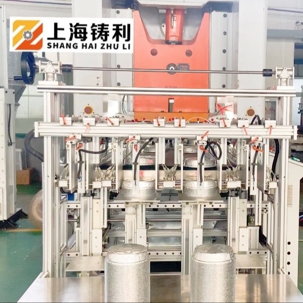 Automatic Disposable Aluminum Foil Making Machine Zl-T80 Semi Auto Aluminum Foil Container Machine